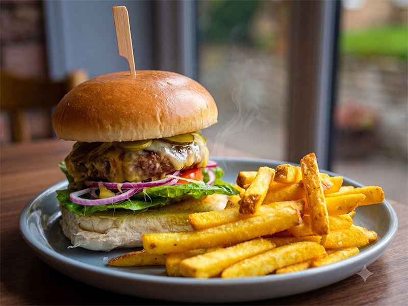 burger chips burger chips